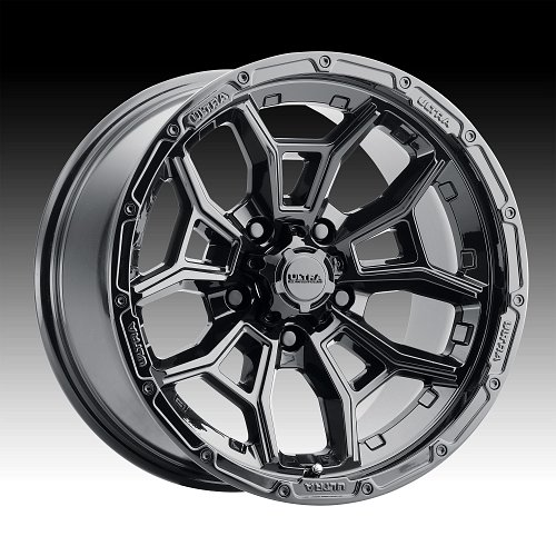 Ultra 125BK Warmonger 5 Gloss Black Custom Truck Wheels 1